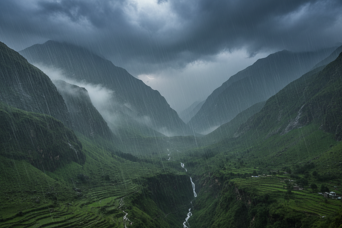 Rain on the Mountains