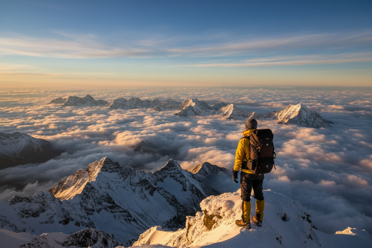 Summit View with Trekker
